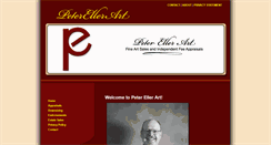 Desktop Screenshot of peterellerart.com